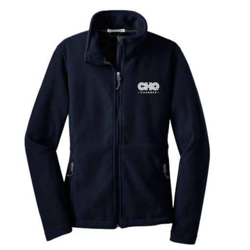 CHQ Chamber Online Store Merch -Women's Value Fleece Jacket - True Navy