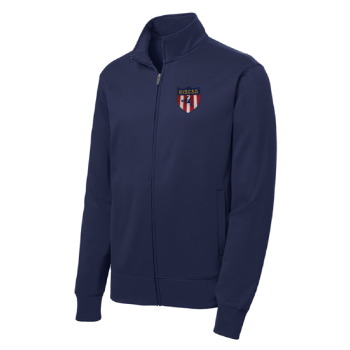 NYSCSO Swim Officials - Sport Tek Poly Full Zip - Embroidered - Navy
