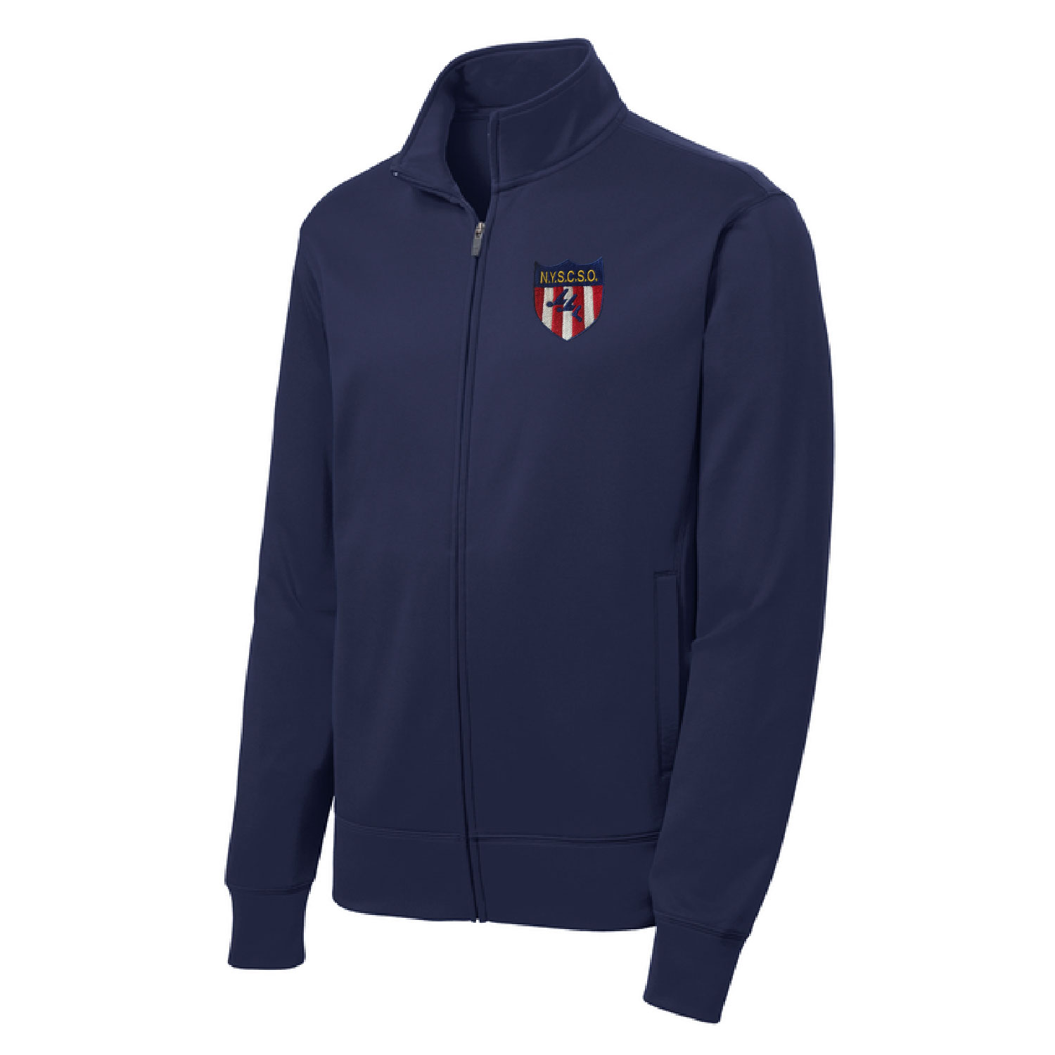 NYSCSO Swim Officials – Sport Tek Poly Full Zip – Embroidered – Navy product image