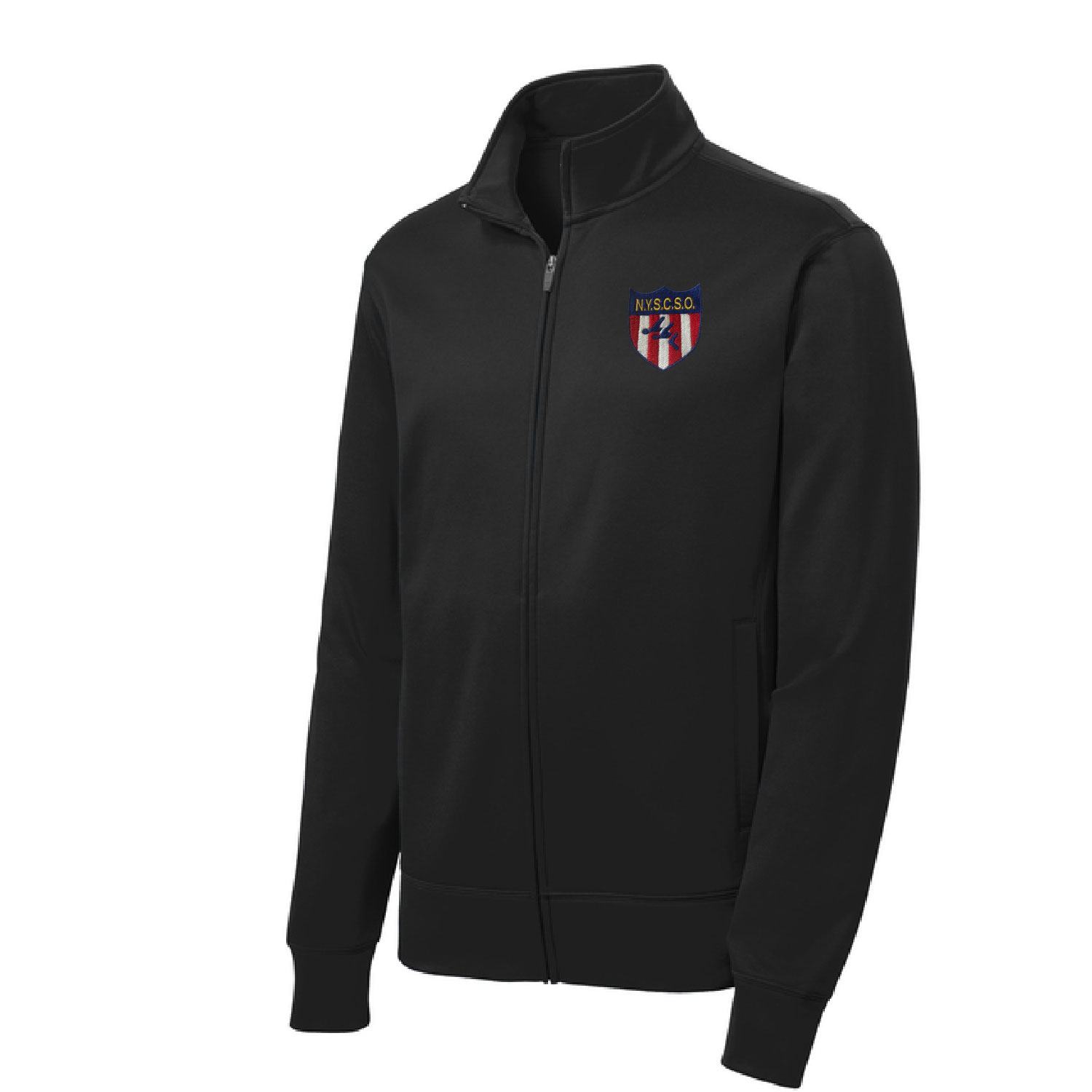 NYSCSO Swim Officials – Sport Tek Poly Full Zip – Embroidered – Black product image