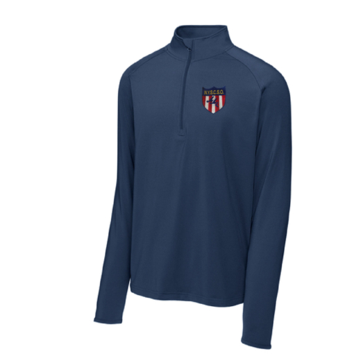 NYSCSO Swim Officials - Sport Tek Poly/Spandex Quarter Zip - Navy