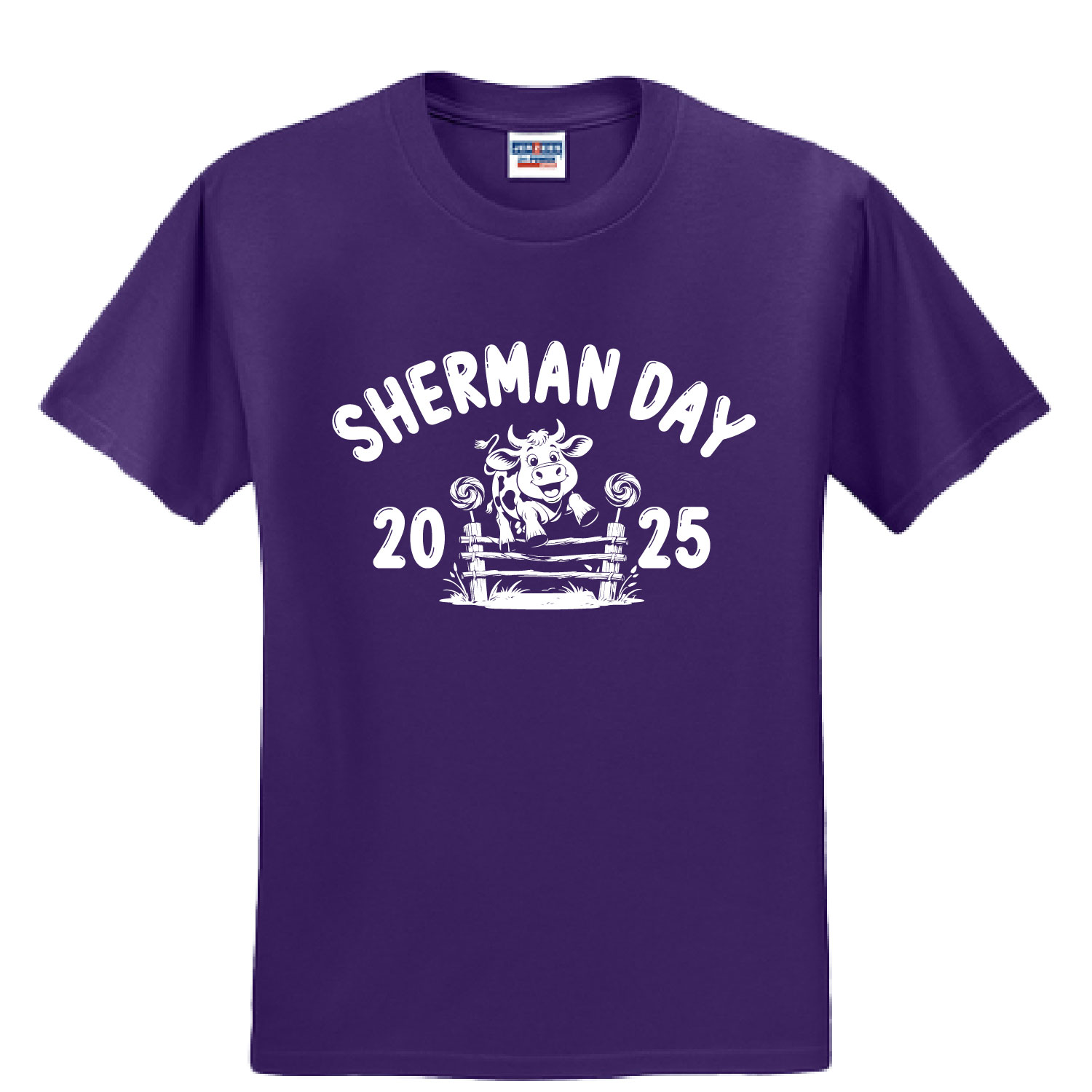 Sherman Day 2025 – Cotton Short Sleeve Shirt – Purple product image