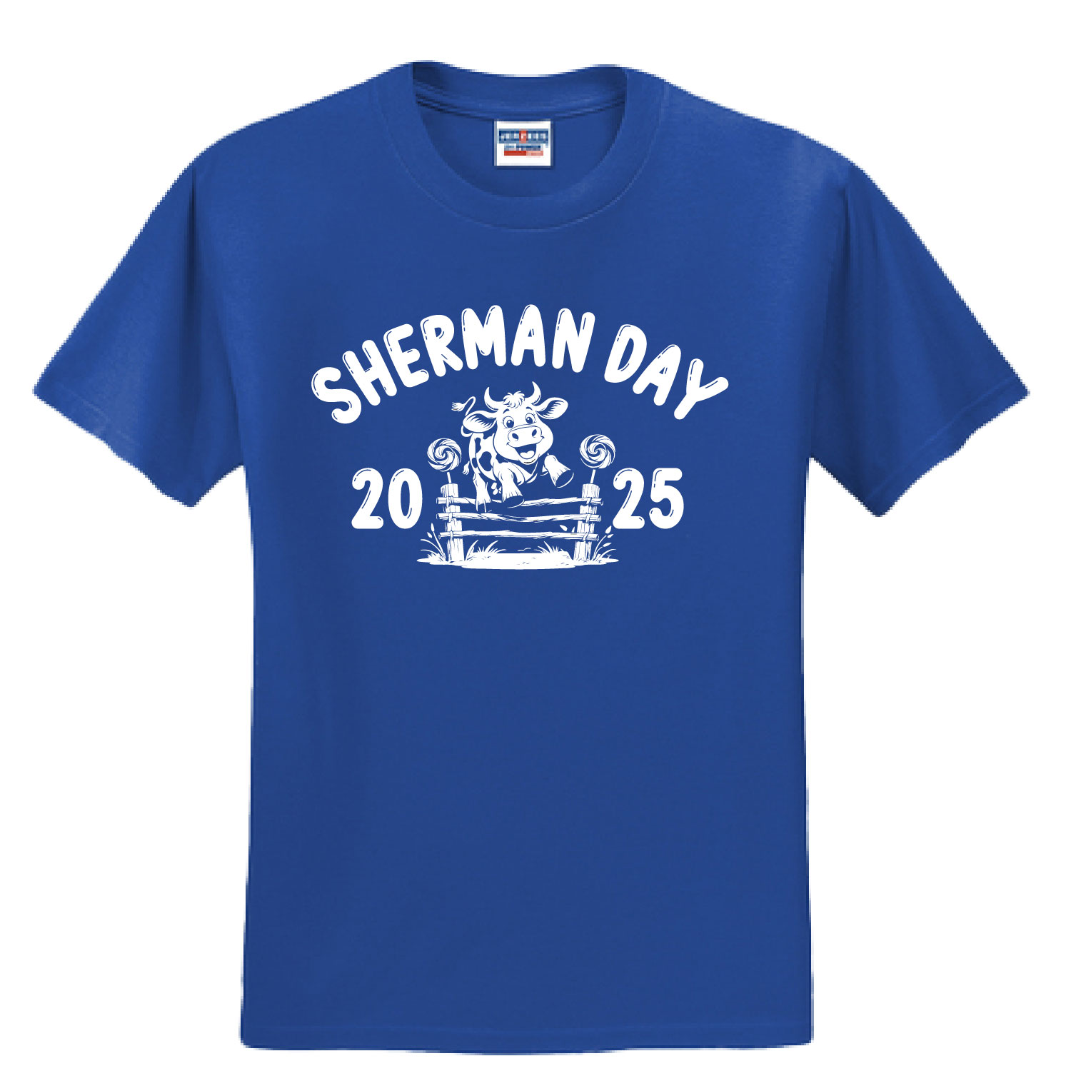 Sherman Day 2025 – Cotton Short Sleeve Shirt – Royal product image