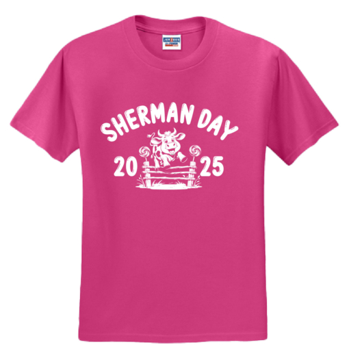 Sherman Day 2025 - Cotton Short Sleeve Shirt - Cyber Pink