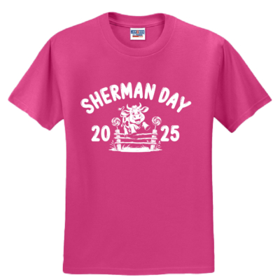 Sherman Day 2025 – Cotton Short Sleeve Shirt – Cyber Pink product image