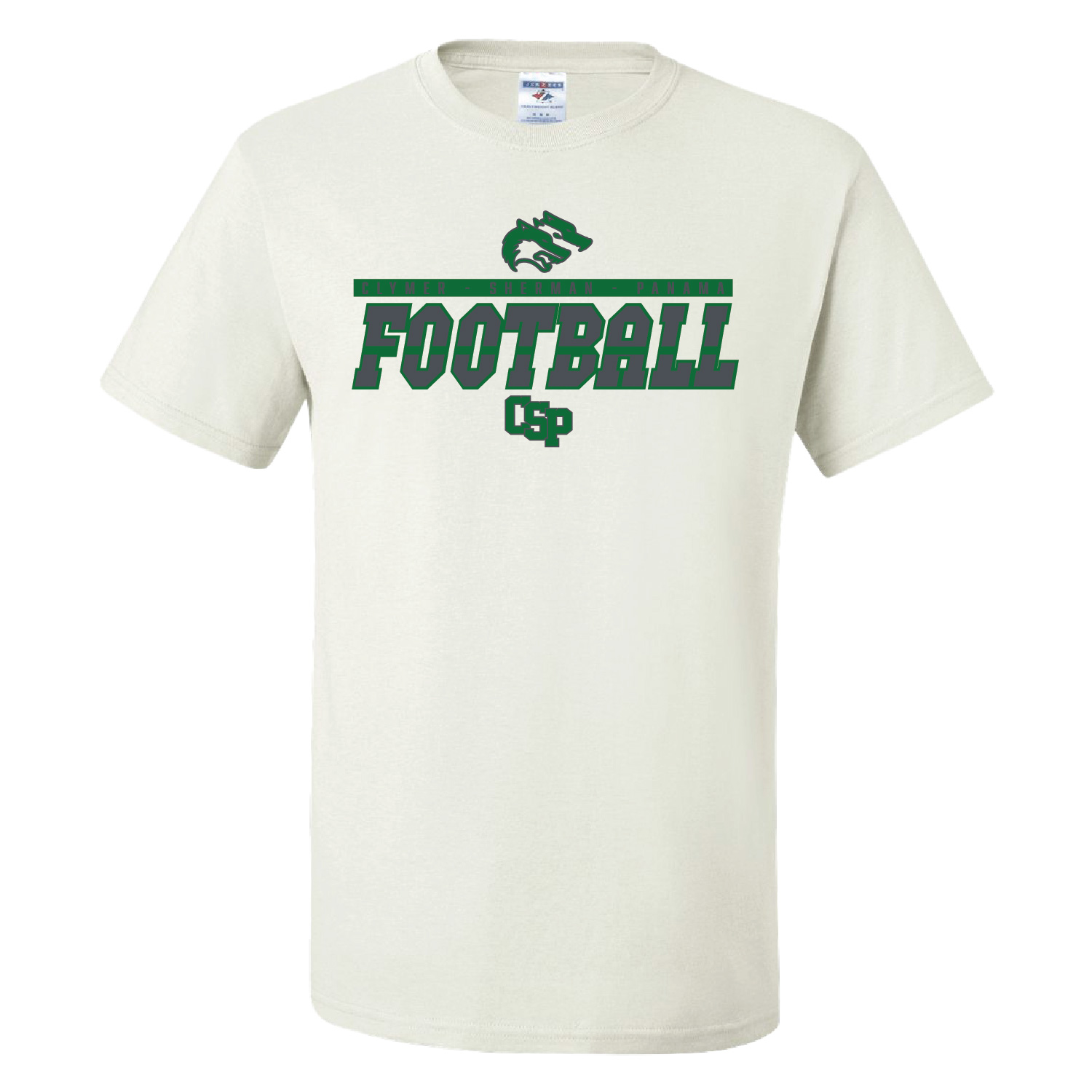 CSP Football – Cotton Short Sleeve Shirt – White product image