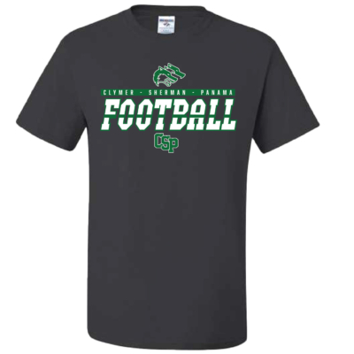 CSP Football - Cotton Short Sleeve Shirt - Charcoal
