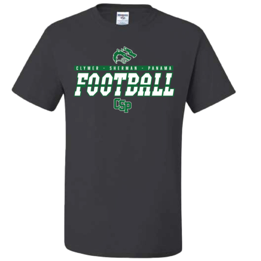 CSP Football - Cotton Short Sleeve Shirt - Charcoal