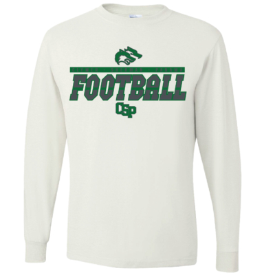 CSP Football - Cotton Long Sleeve Shirt - White