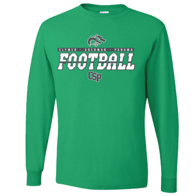 CSP Football - Cotton Long Sleeve Shirt - Kelly
