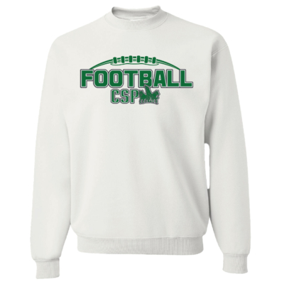 CSP Football – Cotton Crewneck Sweatshirt – White product image