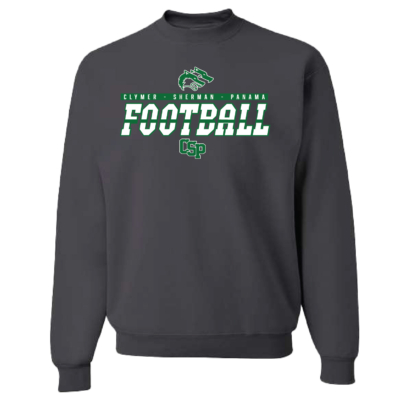 CSP Football – Cotton Crewneck Sweatshirt – Charcoal product image