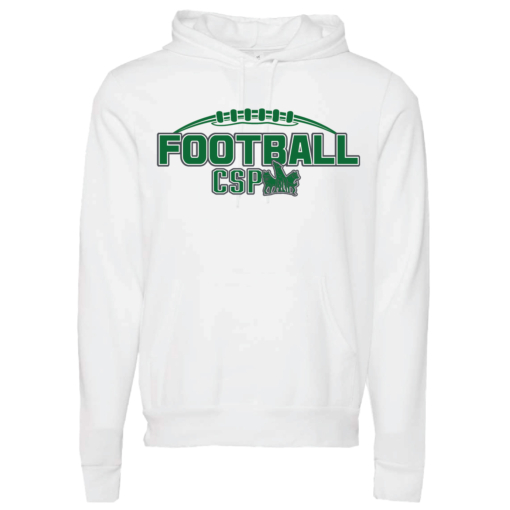 CSP Football - Bella Ringspun Cotton Sweatshirt - White