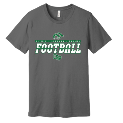 CSP Football – Bella Ringspun Short Sleeve Shirt – Ashphalt product image