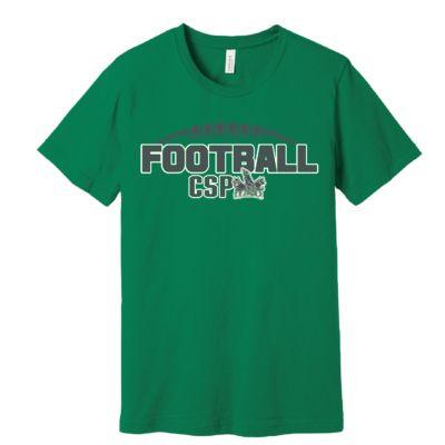 CSP Football – Bella Ringspun Short Sleeve Shirt – Kelly product image