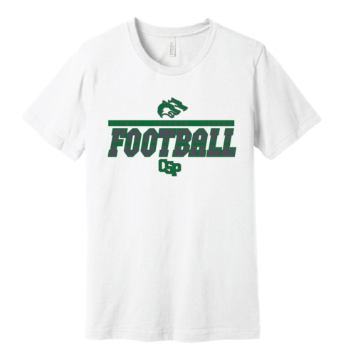 CSP Football - Bella Ringspun Short Sleeve Shirt - White - Image 2