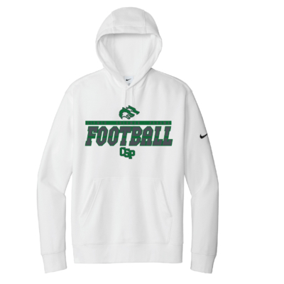 CSP Football - Nike Club Cotton Hooded Sweatshirt - White