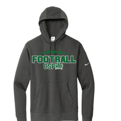 CSP Football - Nike Club Cotton Hooded Sweatshirt - Anthracite