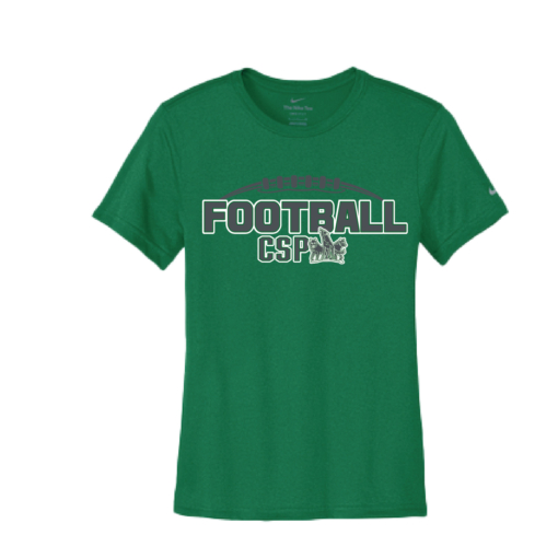 CSP Football - Ladies Nike Legend Short Sleeve Shirt - Gorge Green - Image 2