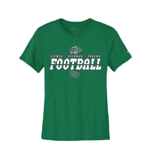 CSP Football - Ladies Nike Legend Short Sleeve Shirt - Gorge Green