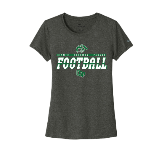 CSP Football - Ladies Nike Legend Short Sleeve Shirt - Dark Gray - Image 2