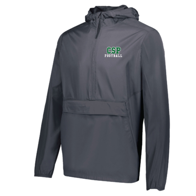 CSP Football – Holloway Pullover Windbreaker – Gray EMBROIDERED product image