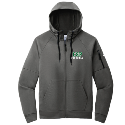 CSP Football - Nike ThermaFit Pocket Full Zip Hooded EMBROIDERED