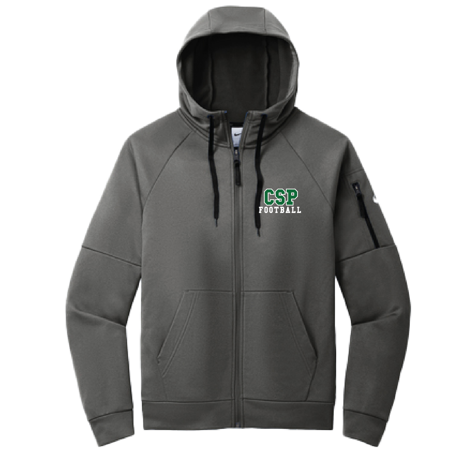CSP Football – Nike ThermaFit Pocket Full Zip Hooded EMBROIDERED product image