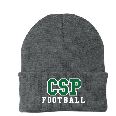 CSP Football – Port Knit Cap – Athletic Oxford EMBROIDERED product image