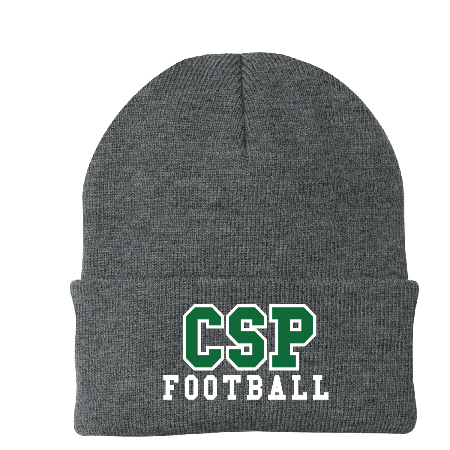 CSP Football – Port Knit Cap – Athletic Oxford EMBROIDERED product image