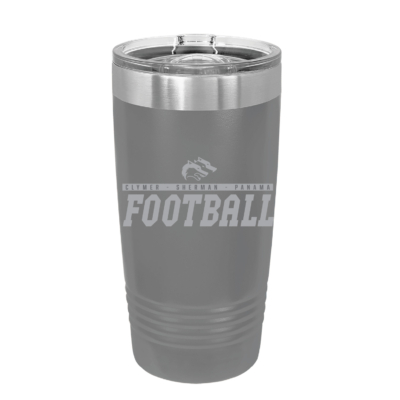 CSP Football – Dark Grey 20 oz Tumbler-Engraved product image