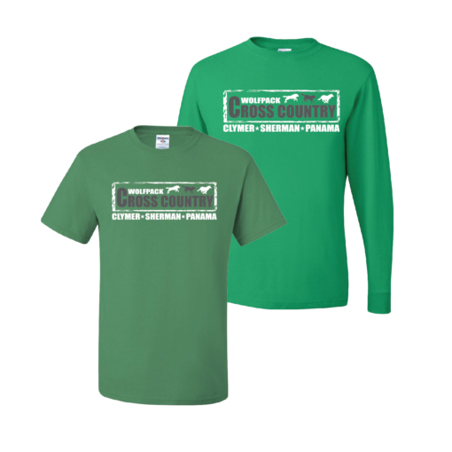 CSP Cross Country - TEAM SHIRTS ONLY - Cotton Long and Short Sleeve - Kelly Green
