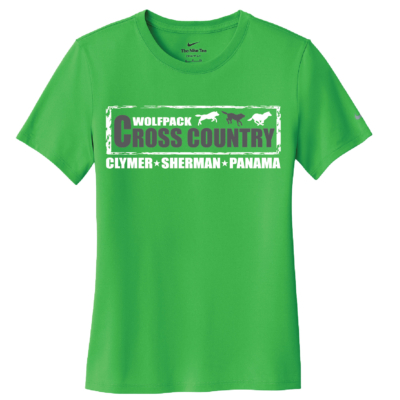 CSP Cross Country – Ladies Nike Legend Short Sleeve Shirt – Apple Green product image