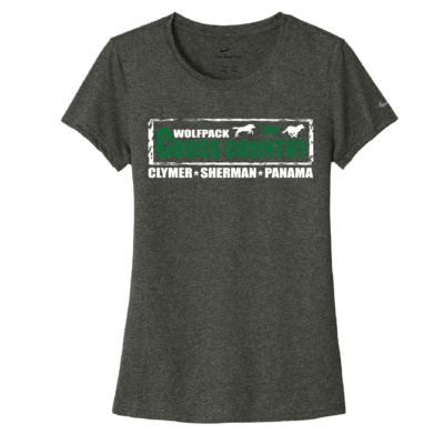 CSP Cross Country – Ladies Nike Legend Short Sleeve Shirt – Dark Smoke Heather product image