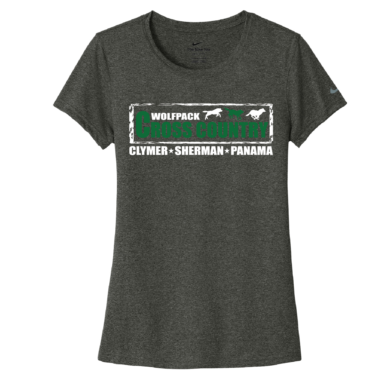 CSP Cross Country – Ladies Nike Legend Short Sleeve Shirt – Dark Smoke Heather product image