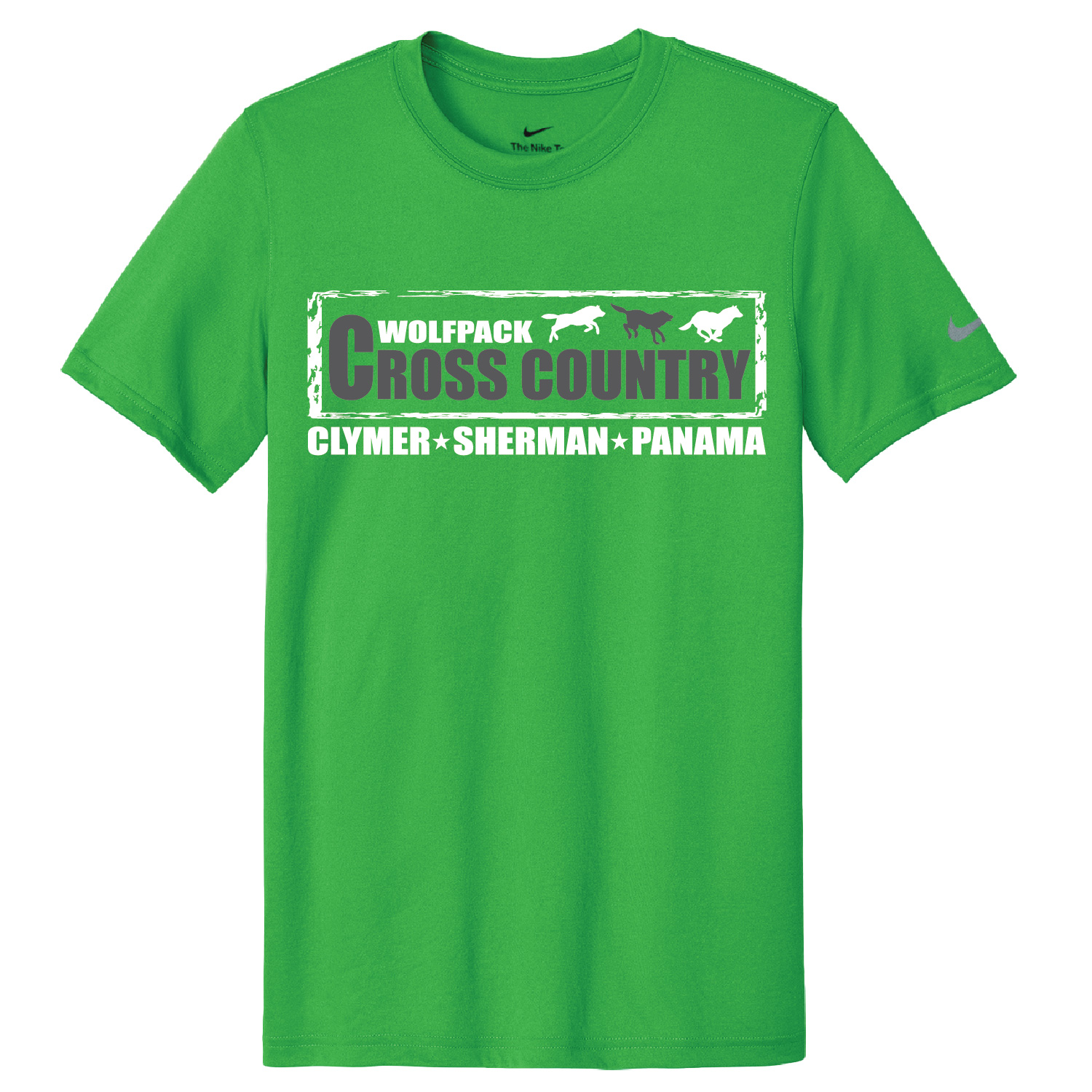CSP Cross Country – NIKE Legend Short Sleeve Shirt – Apple Green product image
