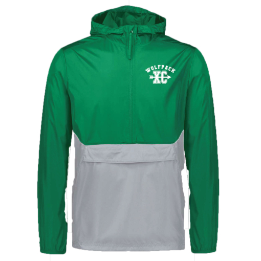 CSP Cross Country - Packable Quarter-Zip Jacket - Kelly/Gray