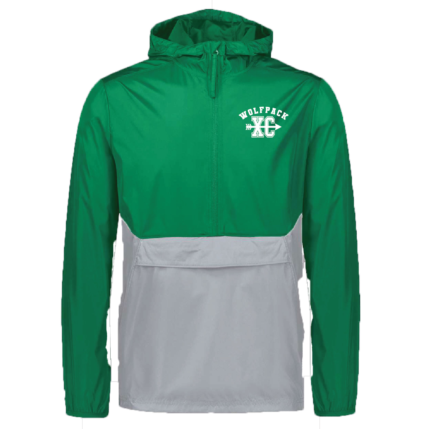 CSP Cross Country – Packable Quarter-Zip Jacket – Kelly/Gray product image