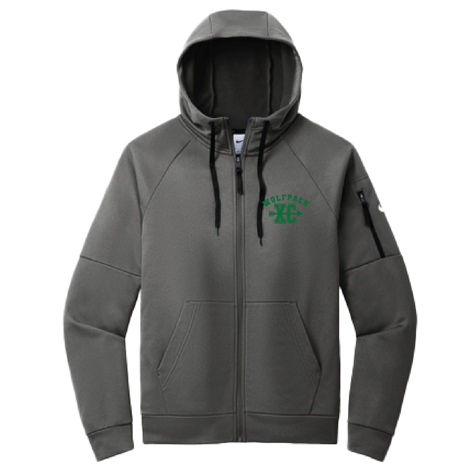 CSP Cross Country – Nike Therma-FIT Pocket Full-Zip Fleece Hoodie – Anthracite product image