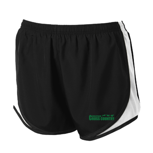 CSP Cross Country - 3" Ladies Shorts - Black and White