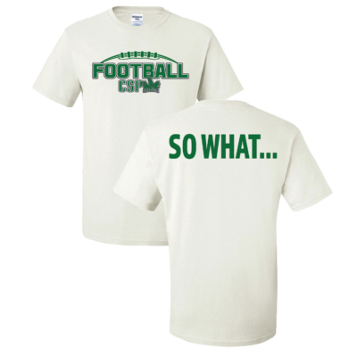 CSP Football - White Gildan Soft Style - TEAM SHIRT ONLY