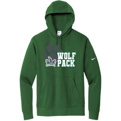 CSP Wolfpack Mini Football- Nike Club Cotton Hooded -Gorge Green product image