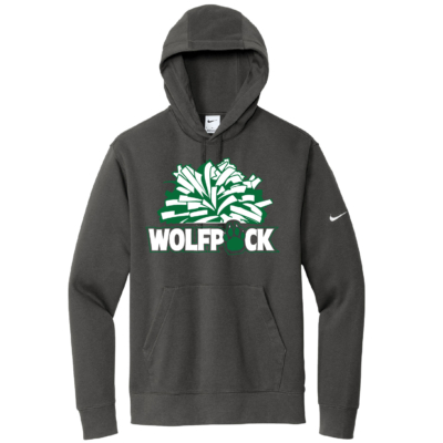 CSP Wolfpack Mini Football- Nike Club Cotton Hooded – Anthracite product image