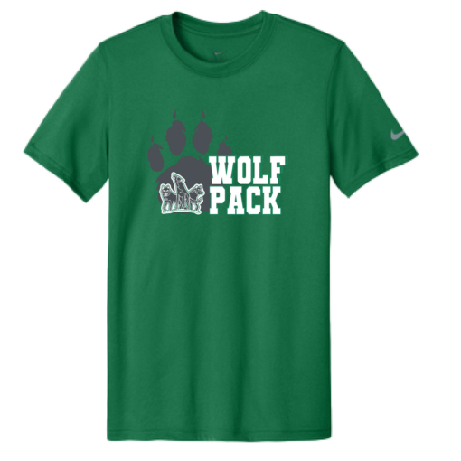 CSP Wolfpack Mini Football-Nike Legend Tee- Gorge Green - Image 2