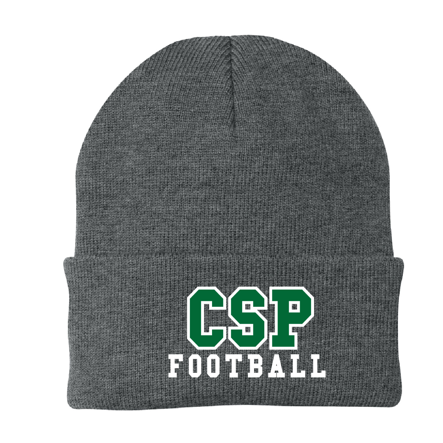 CSP Wolfpack Mini Football- Port Knit Cap Embroidered- Athletic Oxford product image
