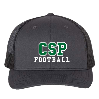 CSP Wolfpack Mini Football- Richardson Structured Cap Embroidered- Charcoal/Black product image