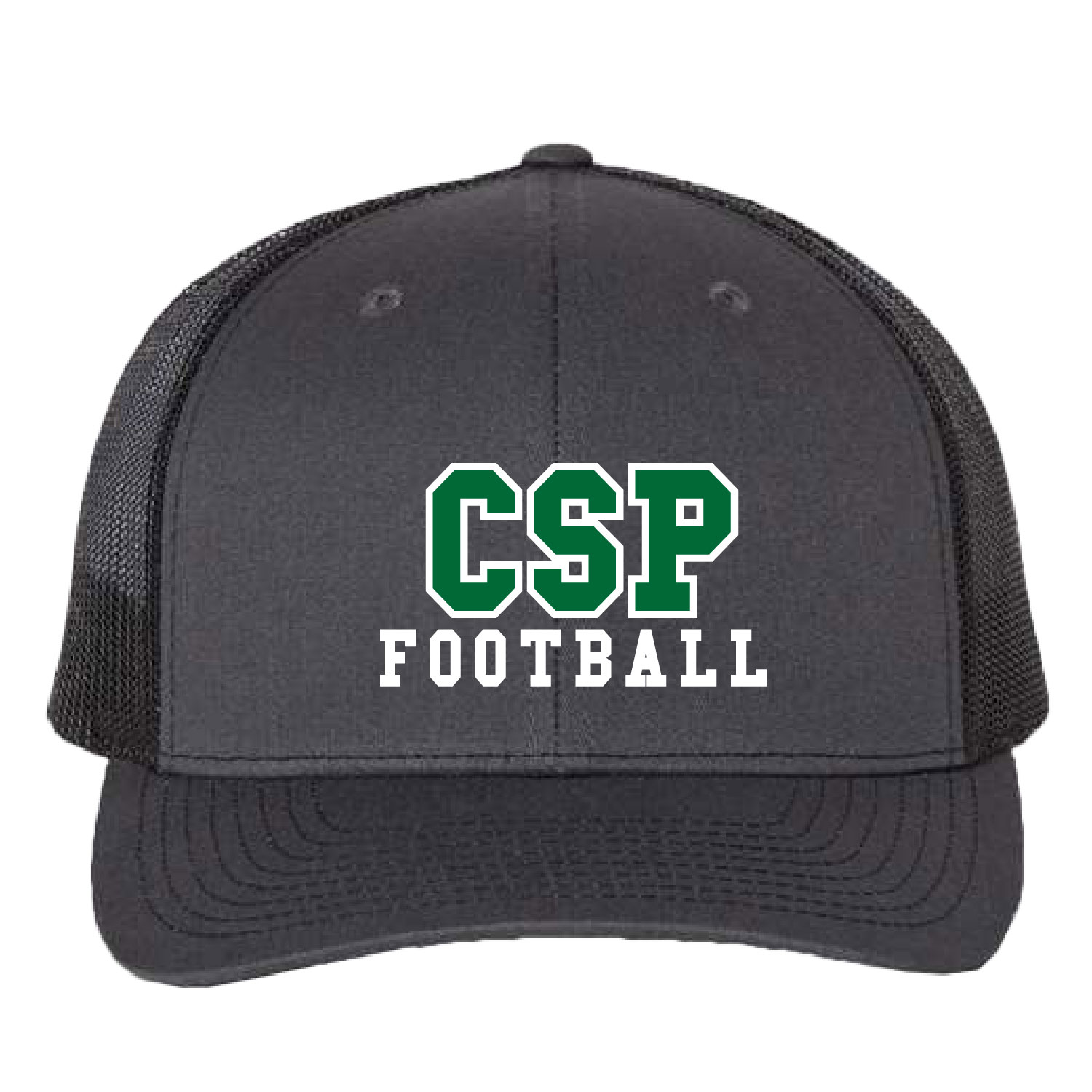 CSP Wolfpack Mini Football- Richardson Structured Cap Embroidered- Charcoal/Black product image