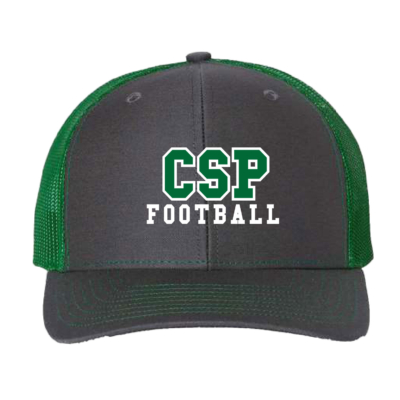 CSP Wolfpack Mini Football- Richardson Structured Cap Embroidered- Charcoal/Kelly product image