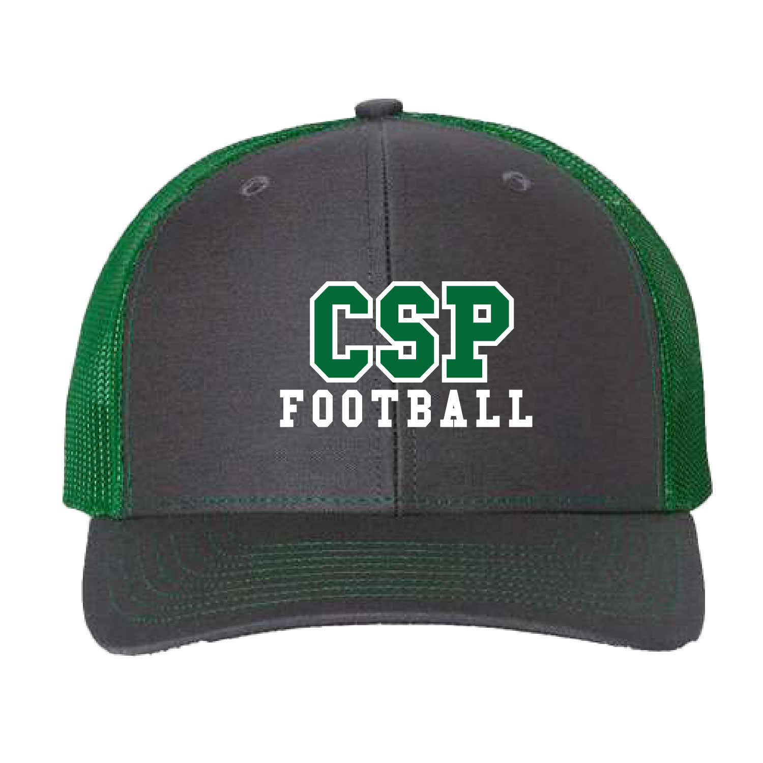 CSP Wolfpack Mini Football- Richardson Structured Cap Embroidered- Charcoal/Kelly product image