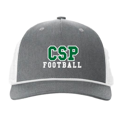 CSP Wolfpack Mini Football- Richardson Rope Cap Embroidered- Heather Grey/ White product image